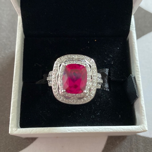 Jewelry - 925 Silver Ruby Ring